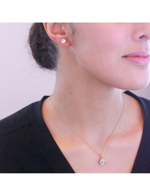 Conjunto Lily - Oro y Cristal - Image 2