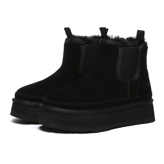 EVER AU Mujer Botines Chelsea Plataforma De Piel - Shoveler - Image 4