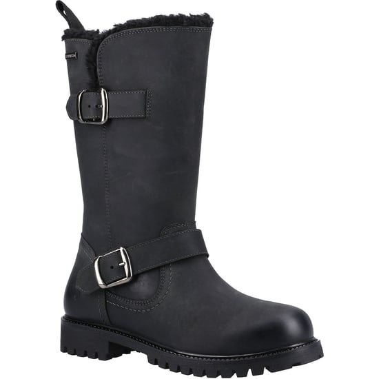 Hush Puppies Winnie Leather Women's Black Boots - Image 1