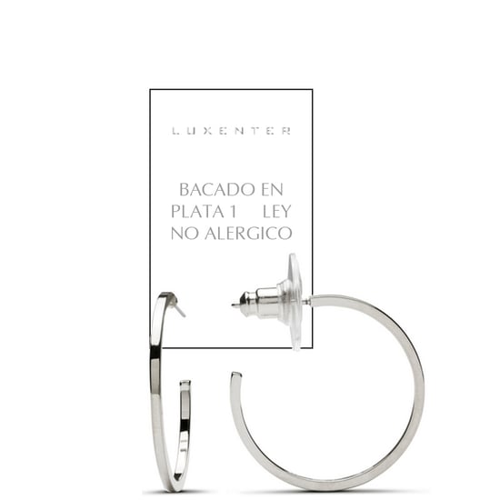 Aros Luxenter baal acabado en rodio - Image 2
