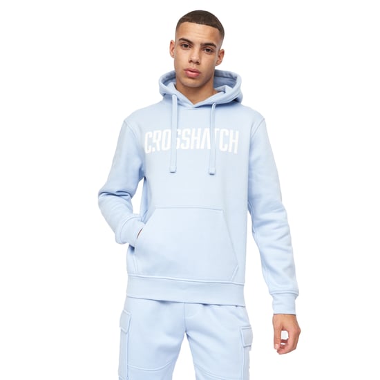 Crosshatch Mens Holdouts Hoodie (Light Blue) - Image 1