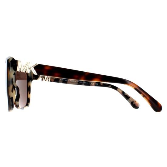 Michael Kors Square Womens Dark Tortoise and Cream Tortoise Brown MK2201 Malia
