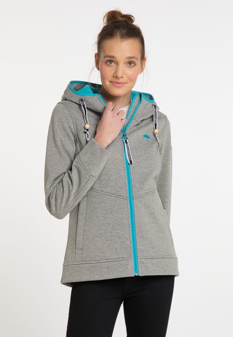 Schmuddelwedda functional jacket women Grey melange - Image 3