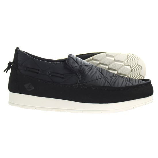 Sperry Moc-Sider Nylon Mens Black Shoes