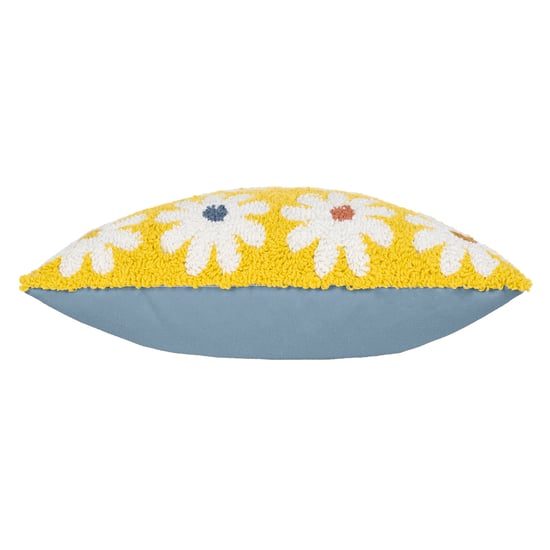 Cojín de poliéster trenzado con relleno de Heya Home Daisy - Image 3