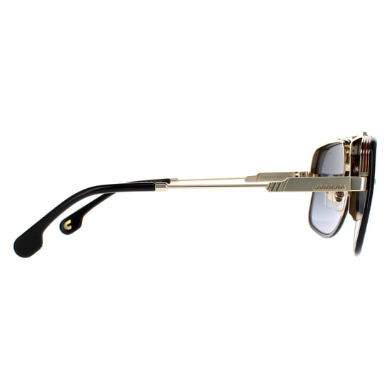 Gafas de sol Carrera Aviator para hombre en oro, negro y gris degradado - Image 4