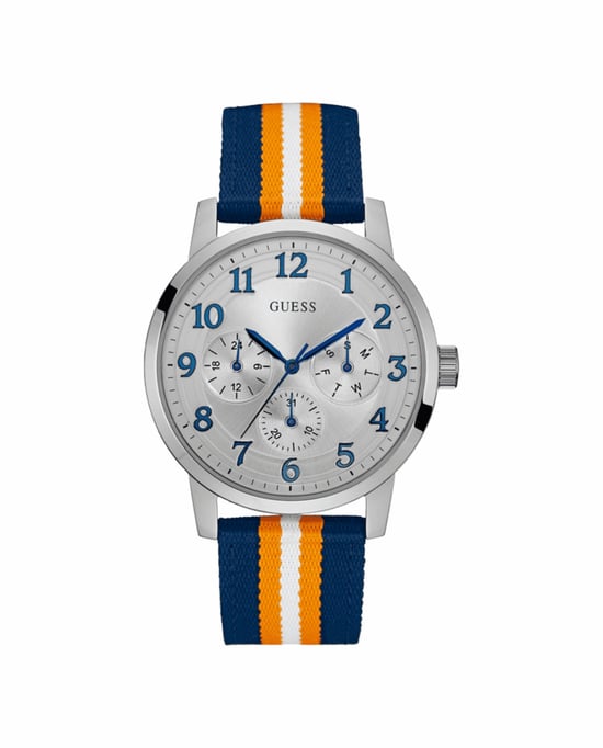 Guess Reloj de hombre Cuarzo plateado - Image 1