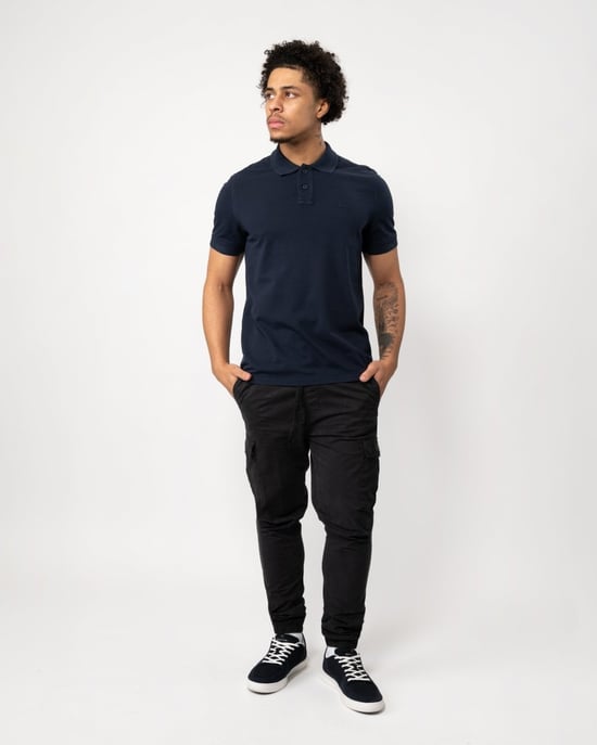 BOSS Orange Prime Camiseta Polo de Algodón Piqué para Hombre con Estampado de Logo NOS - Image 3