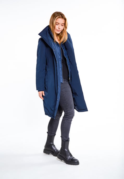 DreiMaster Vintage winter coat stormcloud - Image 1