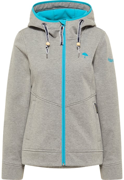 Schmuddelwedda functional jacket women Grey melange - Image 1