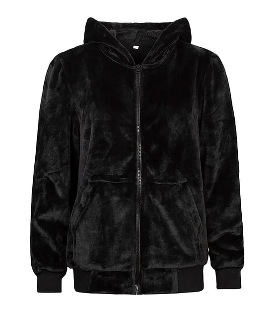 Heat Holders - Sudadera con capucha Soul Warming Soft Fleece Lounge para mujer - Negra - Image 1