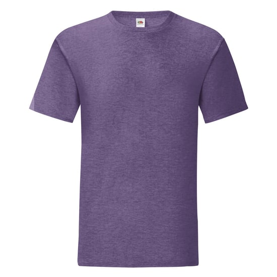 Fruit Of The Loom Mens Iconic T-Shirt (Pack of 5) (Heather Purple)