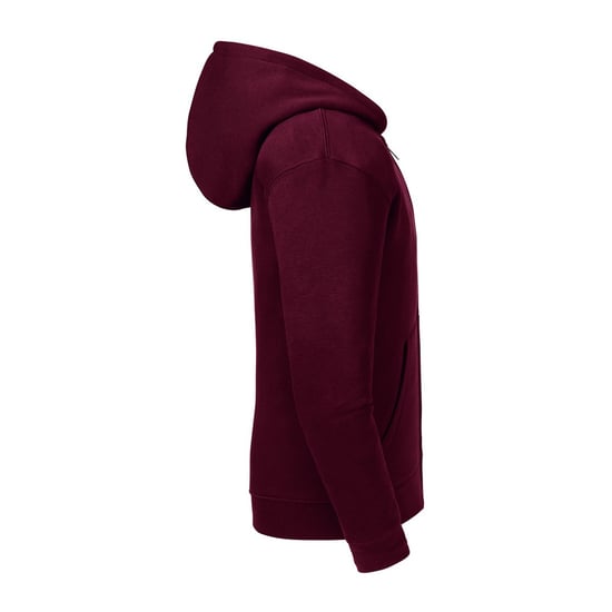 Russell Kids/Childrens Authentic Zip Hooded Sweatshirt (Burgundy) - Image 3