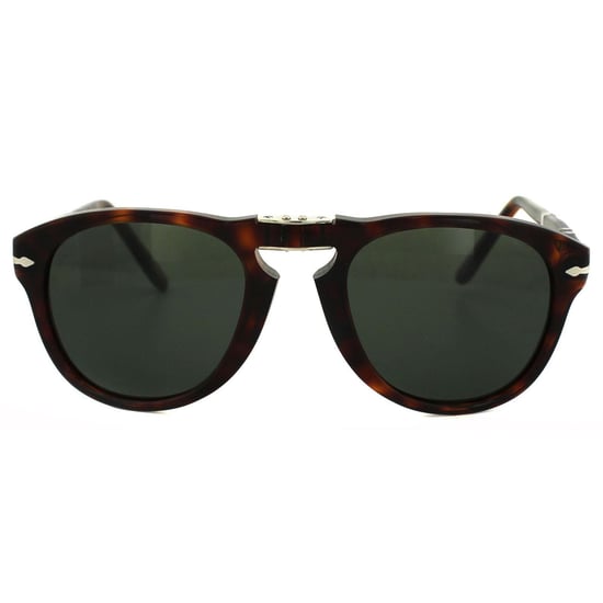 Gafas de sol Persol 0714 24/31 Havana Verde Plegables Steve McQueen 52mm - Image 1