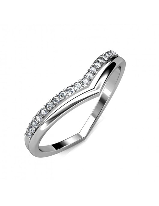 Anillo Tirinto - Plata y Cristal - Image 1