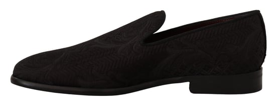 Zapatillas de Pana Floral Negras Dolce & Gabbana para Hombre - Image 5