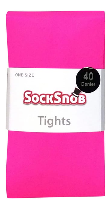 Sock Snob - Ladies 40 denier bright coloured opaque neon tights - Image 2