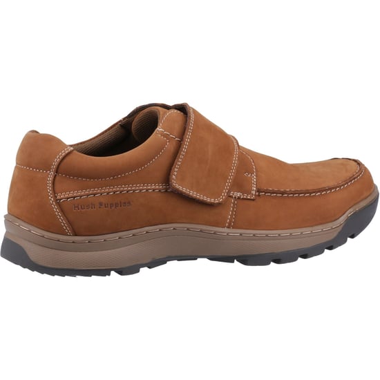 Hush Puppies Casper Leather Men's Tan Nubuck Loafers - Image 2