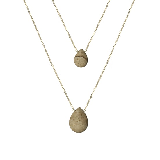 Luxenter Abelia Necklace finished in 18 Kts Yellow Gold