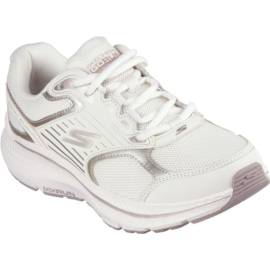 Skechers Performance GO RUN Consistent 2.0 Advantage Leather Women's Natural Trainers - Image 1