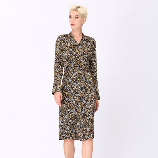 Art-Deco print shirt-dress - Image 3