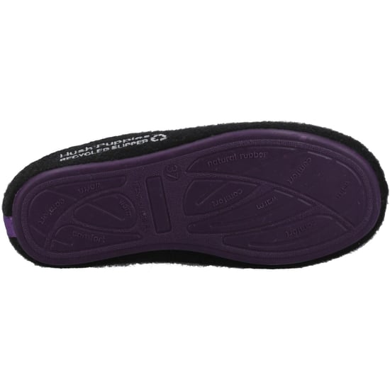 Hush Puppies The Good 90% Recycled RPET Polyester Women's Black Slippers - Image 3