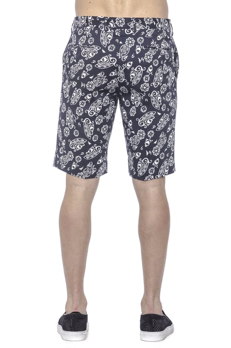 PT Torino Pantalón Corto de Algodón Azul para Hombre - Image 3