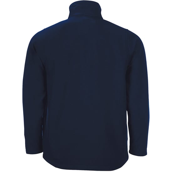SOLS Mens Race Full Zip Water Repellent Softshell Jacket (French Navy) - Image 2
