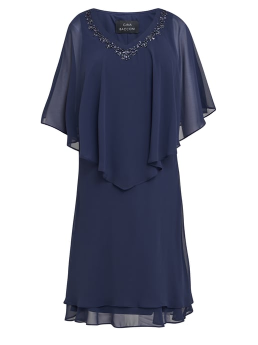 Diana V Neck Embellished Dress