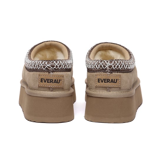 EVER AU Mujer Pantuflas De Piel - Wonga - Image 5