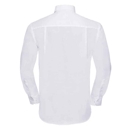 Russell Collection Mens Ultimate Long-Sleeved Formal Shirt (White) - Image 2