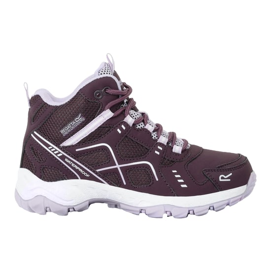 Regatta Childrens/Kids Vendeavour Walking Boots (Deep Plum/Lilac Frost) - Image 1