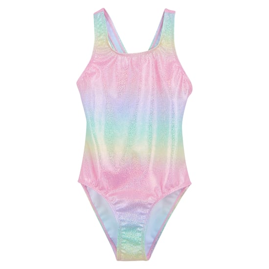 Regatta Girls Katrisse Mermaid Shimmer One Piece Swimsuit (Multicoloured) - Image 1