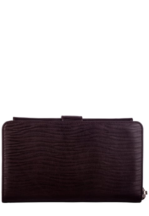 EMBOSSED LEATHER CARD & DOCUMENT CASE