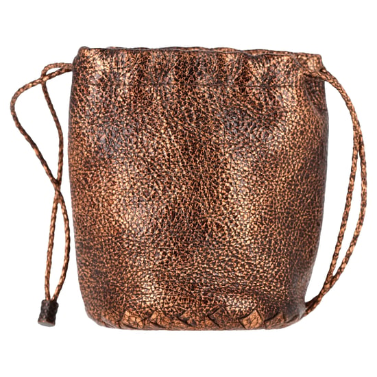 Bottega Veneta Drawstring Pouch in Bronze Cervo Leather - Image 2