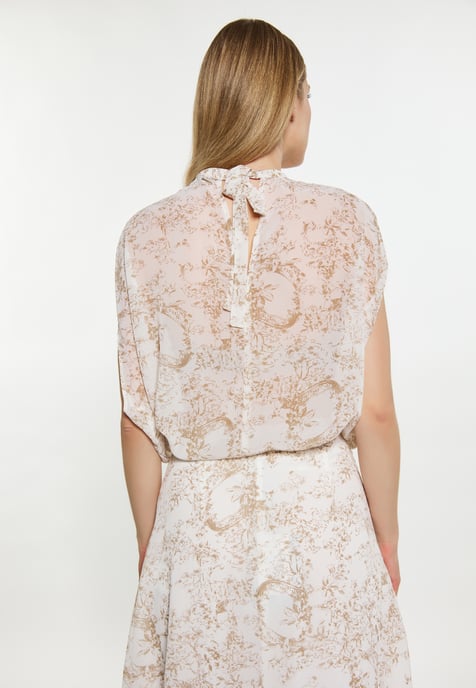 Dreimaster Blouse women sand white - Image 4
