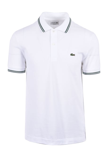 Lacoste Tipped Polo White - Image 1