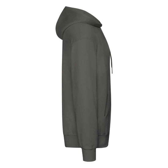 Fruit of the Loom Adults Unisex Classic Hooded Sweatshirt (Light Graphite) - Image 2