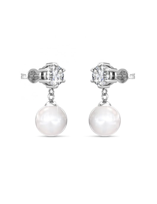 Pendientes Pauline - Plata y Cristal - Image 3
