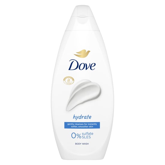 Dove Hydrate Body Wash 0% Sulfate SLES for Softer & Smoother Skin 225ml, 4 Pack