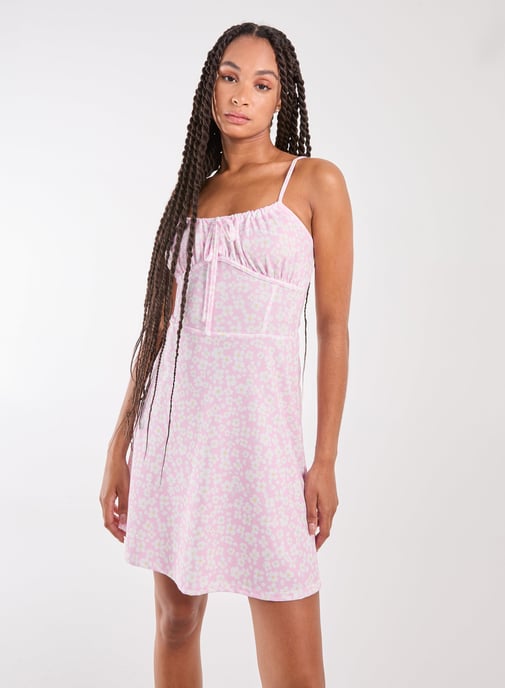 Daisy Ditsy Strappy Mini Dress