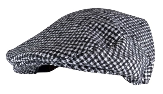 Gorra plana tradicional de lana a cuadros para hombre - Image 1