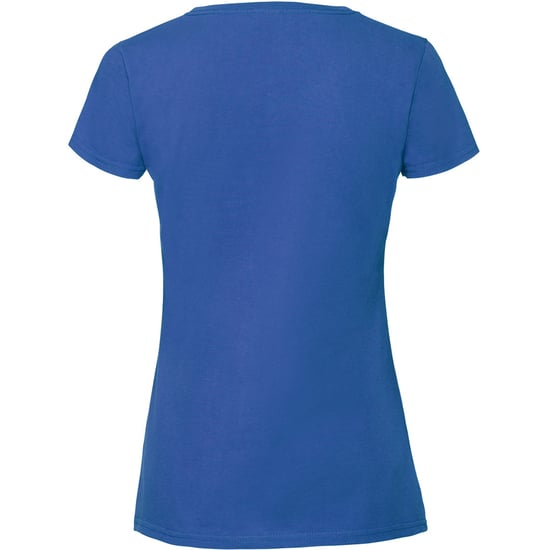 Fruit Of The Loom Womens/Ladies Ringspun Premium T-Shirt (Cobalt) - Image 2