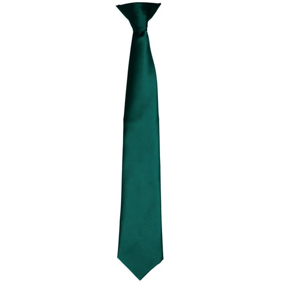 Premier Colours Mens Satin Clip Tie (Bottle) - Image 1