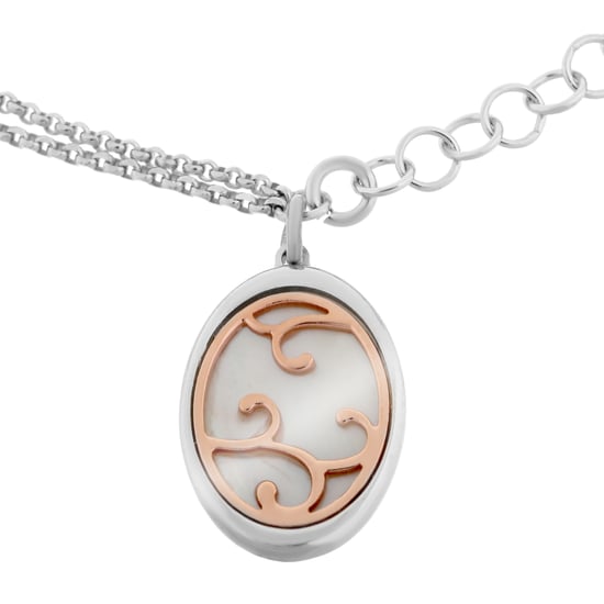 Orphelia 'Jarina' Women's 925 Sterling Silver Bracelet - Silver/Rose ZA-7165 - Image 2