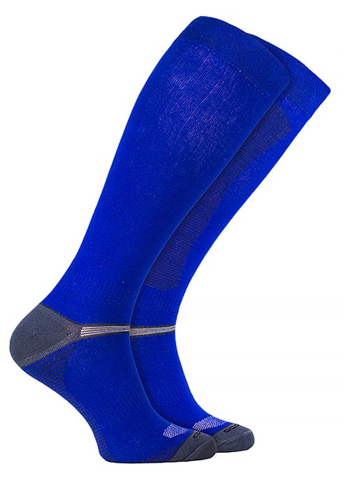 Calcetines de Bambú para Equitación | COMODO | Calcetines largos de montar a caballo | Calcetines de bambú hasta la rodilla - Royal - Image 1