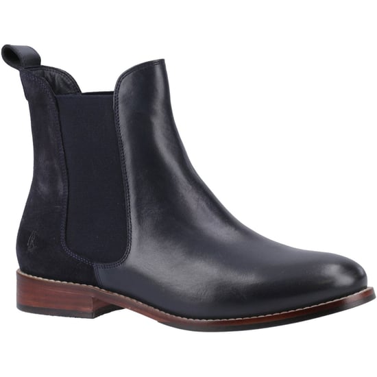 Hush Puppies Colette Suede Women's Navy Boots - Image 1