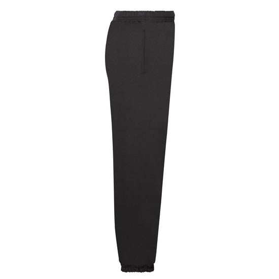 Fruit of the Loom Childrens/Kids Elasticated Hem Jogging Bottoms (Black) - Image 3