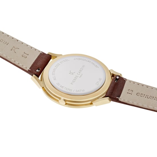 Pierre Cardin Pigalle Plissée Unisex's Brown Watch CPI.2004