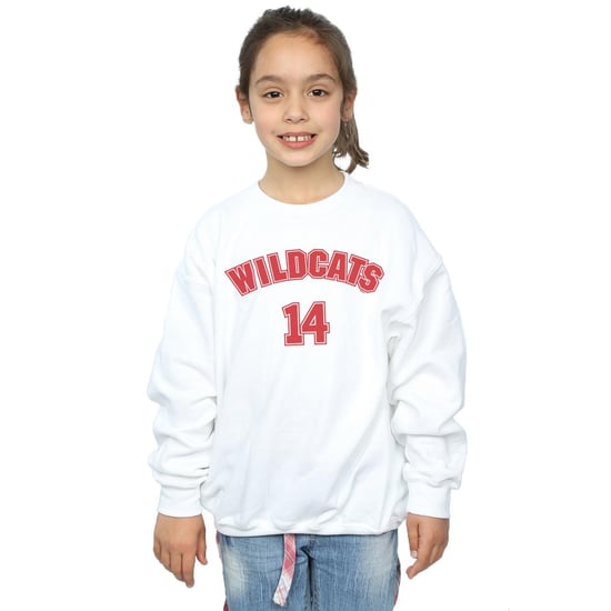 Disney Girls High School Musical The Musical Wildcats 14 Sweatshirt (White) - Image 2